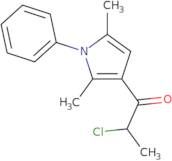 2-Chloro-1-(2,5-dimethyl-1-phenyl-1H-pyrrol-3-yl)propan-1-one