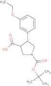 1-(tert-Butoxycarbonyl)-4-(3-ethoxyphenyl)pyrrolidine-3-carboxylic acid