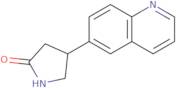 4-(Quinolin-6-yl)pyrrolidin-2-one