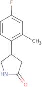 4-(4-Fluoro-2-methylphenyl)pyrrolidin-2-one