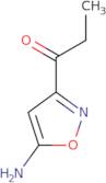 1-(5-Amino-1,2-oxazol-3-yl)propan-1-one