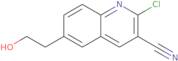 2-Chloro-6-(2-hydroxyethyl)quinoline-3-carbonitrile