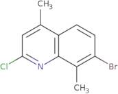 7-Bromo-2-chloro-4,8-dimethylquinoline