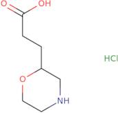 3-(Morpholin-2-yl)propanoic acid