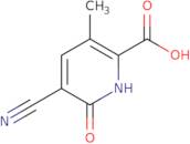 5-Cyano-3-methyl-6-oxo-1,6-dihydropyridine-2-carboxylic acid
