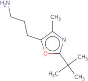 3-(2-tert-Butyl-4-methyl-1,3-oxazol-5-yl)propan-1-amine