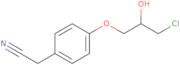 2-[4-(3-Chloro-2-hydroxypropoxy)phenyl]acetonitrile