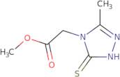 Methyl 2-(3-methyl-5-sulfanylidene-1H-1,2,4-triazol-4-yl)acetate