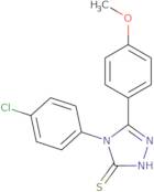 4-(4-Chlorophenyl)-5-(4-methoxyphenyl)-4H-1,2,4-triazole-3-thiol