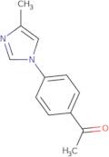 1-[4-(4-Methyl-1H-imidazol-1-yl)phenyl]ethan-1-one