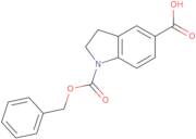 1-[(Benzyloxy)carbonyl]-2,3-dihydro-1H-indole-5-carboxylic acid