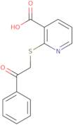 2-[(2-Oxo-2-phenylethyl)thio]nicotinic acid