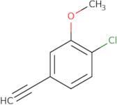 1-Chloro-4-ethynyl-2-methoxybenzene