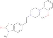 6-[2-[4-(2-Methoxyphenyl)-1-piperazinyl]ethyl]-3-methyl-2(3H)-benzothiazolone