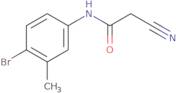 N-(4-Bromo-3-methylphenyl)-2-cyanoacetamide