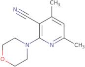 4,6-Dimethyl-2-(morpholin-4-yl)pyridine-3-carbonitrile