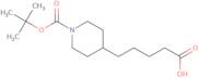 5-{1-[(tert-Butoxy)carbonyl]piperidin-4-yl}pentanoic acid