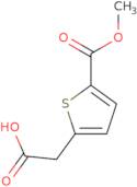 2-(5-(methoxycarbonyl)thiophen-2-yl)acetic acid