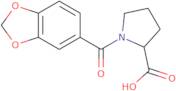 1-(1,3-Dioxaindane-5-carbonyl)pyrrolidine-2-carboxylic acid