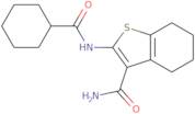 2-(Cyclohexanecarboxamido)-4,5,6,7-tetrahydrobenzo[b]thiophene-3-carboxamide