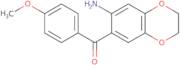 (7-Amino-2,3-dihydro-benzo[1,4]dioxin-6-yl)-(4-methoxy-phenyl)-methanone