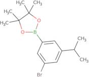 2-(3-Bromo-5-isopropylphenyl)-4,4,5,5-tetramethyl-1,3,2-dioxaborolane