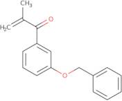 2-Methyl-1-[3-(phenylmethoxy)phenyl]-2-propen-1-one