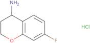 (4S)-7-Fluoro-3,4-dihydro-2H-1-benzopyran-4-amine hydrochloride
