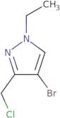 4-Bromo-3-(chloromethyl)-1-ethyl-1H-pyrazole