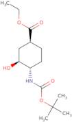(1S,3S,4S)-4-[[(1,1-Dimethylethoxy)carbonyl]amino]-3-hydroxycyclohexanecarboxylic Acid Ethyl Ester