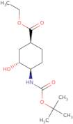 ethyl (1S,3R,4R)-4-{[(tert-butoxy)carbonyl]amino}-3-hydroxycyclohexane-1-carboxylate