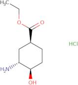 ethyl (1S,3R,4R)-3-amino-4-hydroxycyclohexane-1-carboxylate hydrochloride