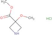 Methyl 3-methoxyazetidine-3-carboxylate HCl
