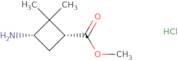 cis-methyl 3-amino-2,2-dimethylcyclobutanecarboxylate hcl