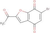 2-acetyl-6-bromo-benzofuran-4,7-dione