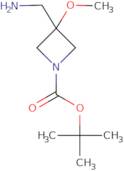tert-butyl 3-(aminomethyl)-3-methoxyazetidine-1-carboxylate