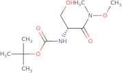 (R)-tert-Butyl (3-hydroxy-1-(methoxy(methyl)amino)-1-oxopropan-2-yl)carbamate