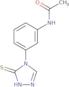 N-[3-(3-Sulfanyl-4H-1,2,4-triazol-4-yl)phenyl]acetamide