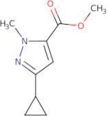 Methyl 3-cyclopropyl-1-methyl-1H-pyrazole-5-carboxylate