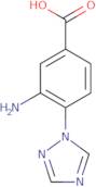 3-Amino-4-(1H-1,2,4-triazol-1-yl)benzoic acid