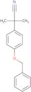 2-(4-(Benzyloxy)phenyl)-2-methylpropanenitrile