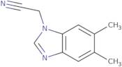 2-(5,6-Dimethyl-1H-1,3-benzodiazol-1-yl)acetonitrile