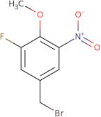 5-(Bromomethyl)-1-fluoro-2-methoxy-3-nitrobenzene