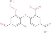 3-Bromo-4-(2,4-dinitrophenoxy)-5-ethoxybenzaldehyde