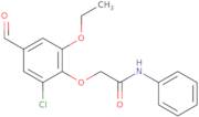 2-(2-Chloro-6-ethoxy-4-formylphenoxy)-N-phenylacetamide