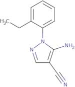 5-Amino-1-(2-ethylphenyl)-1H-pyrazole-4-carbonitrile