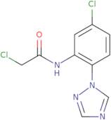 2-Chloro-N-[5-chloro-2-(1H-1,2,4-triazol-1-yl)phenyl]acetamide