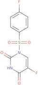 5-Fluoro-1-(4-fluorobenzenesulfonyl)-1,2,3,4-tetrahydropyrimidine-2,4-dione