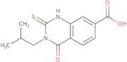 3-Isobutyl-2-mercapto-4-oxo-3,4-dihydroquinazoline-7-carboxylic acid