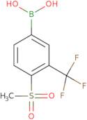 [4-Methanesulfonyl-3-(trifluoromethyl)phenyl]boronic acid